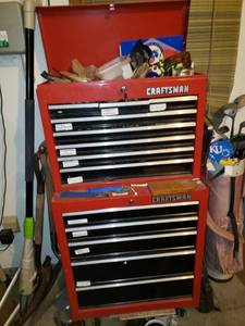 lot 5679 image: Craftsman Toolbox - Contents Included