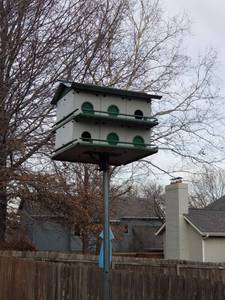lot 6028 image: Bird House with 12 entry ways