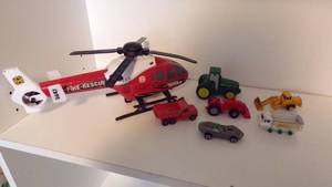 lot 5436 image: Helicopter, Cars and Trucks
