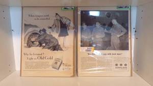 lot 5450 image: Pair of Magazine Ads