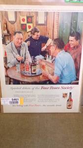 lot 5461 image: Four Roses Society Bourbon Magazine Ads