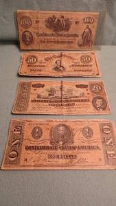 lot 5539 image: $171 Confederate Money