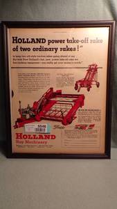 lot 5546 image: Framed Vintage Magazine Ads