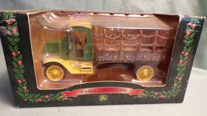 lot 5503 image: 1918 Mack Stake Truck Die Cast Bank