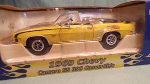 lot 5516 image: 1969 Chevy Camaro SS 396 Convertible Die Cast Bank