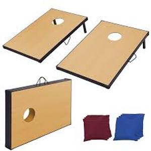 lot 3259 image: 16 Mini Tabletop Cornhole Bean Bag Toss Game
