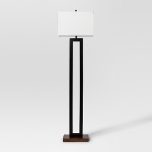 lot 3256 image: Weston Window Pane Floor Lamp, Black - Project 62