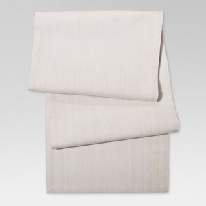 lot 4016 image: 90 x 20 Table Runner, Ivory