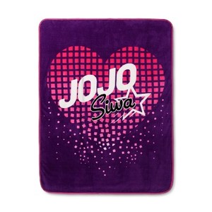lot 4023 image: JoJo Siwa Purple Throw Blanket (46x60)
