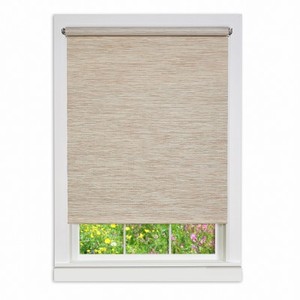 lot 4067 image: Achim Natural Cordless Fabric Privacy Roller Shade - 23 x 72