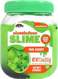 lot 4115 image: Cra-Z-Art Nickelodeon Food Slime Jar - Kiwi Cube