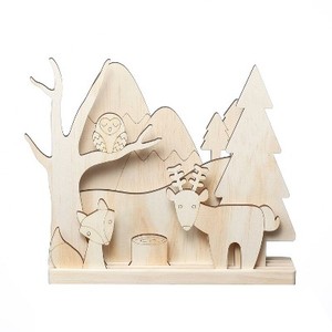 lot 4110 image: Sprtz Craft Kits (2) - Woodland Scene, Lantern
