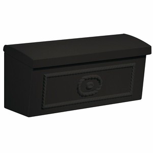 lot 13417 image: Black Wall Mounted Mailbox (Part number 4560BGE)