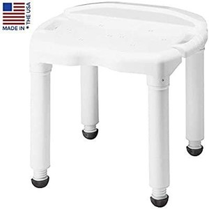 lot 13451 image: Carex Universal Bath Seat and Shower Chair - With Support Up To 400 Pounds - Adjustable Height Shower Bench