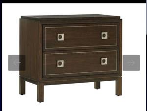 lot 20467 image: Lexington Macarthur Park Weyburn 2 Drawer Nightstand In Mocha Brown