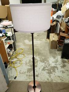 lot 20471 image: Elijah - LED Floor Lamp �€  Tall Pole Free Standing Reading Light