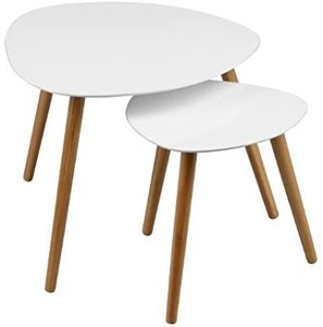 lot 13539 image: Nostra Nest of Two Triangular Tables