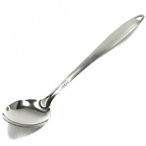 lot 13553 image: Chef Craft 10230 1-Piece Stainless Steel Solid Spoon,13-Inch