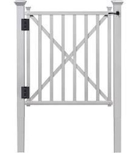 lot 22926 image: Zippity Outdoor Products ZP19021 Birkdale Vinyl Gate