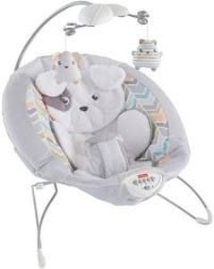 lot 22953 image: Fisher-Price Deluxe Bouncer Sweet Dreams Snugapuppy