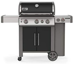 lot 22959 image: Weber 61016001 Genesis II E-335 3-Burner Liquid Propane Grill, Black