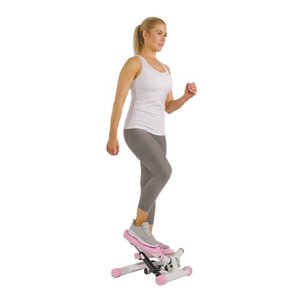 lot 22967 image: Sunny Health and Fitness (P8000) Pink Adjustable Twist Stepper