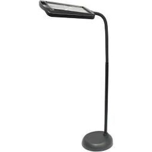 lot 22980 image: Magnifying GlassLight w Stand, Silver, Power Cord Not Included