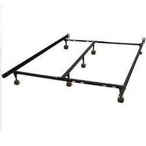 lot 22994 image: Classic Brands Hercules Universal Heavy-Duty Metal Bed Frame  Adjustable Width Fits Twin, Twin XL, Full, Queen, King, California King