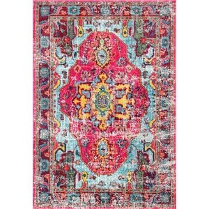 lot 23589 image: nuLOOM Corbett Vintage Boho Area Rug, 3 x 5, Multi