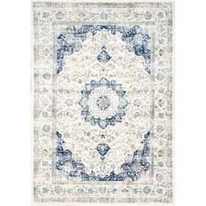 lot 23590 image: nuLOOM 200RZBD07A-305 Verona Vintage Persian Area Rug, 3 x 5, Blue