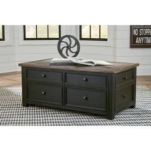 lot 23593 image: Signature Design by Ashley Tyler Creek Lift Top Cocktail Table