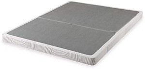 lot 23655 image: Zinus 4 Inch Low Profile Bifold Box Springfolding Mattress Foundation