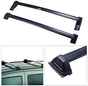 lot 23662 image: cciyu Universal Aluminum Roof Rack Cross Bar Car Top Luggage Carrier Rails Fit for 2003-2011 Honda Element Sport Utility 4-Door 2.4L