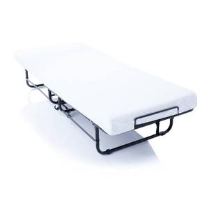 lot 23674 image: 4 in. Rollaway Twin XL Size Guest Bed with Memory Foam Mattress