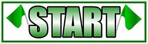 lot 23694 image: Start Line Banner, 18  x 60