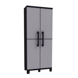 lot 23696 image: Keter Space Winner Resin Storage, Plastic Utility Cabinet, 15  x 27 , 4 Adjustable Shelves