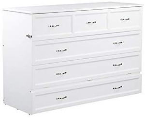 lot 25002 image: Atlantic Furniture Deerfield Murphy Bed Chest with Charging Station