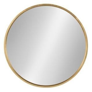 lot 25005 image: Travis 21.65  Round Mirror, Gold