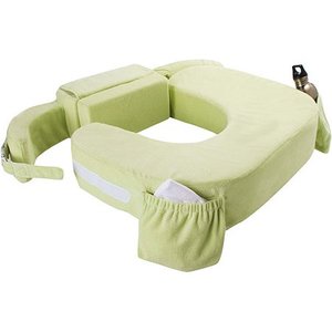 lot 25008 image: My Brest Friend Supportive Nursing Pillow For Twins 0-12 Months, Plus-Size, Light Green