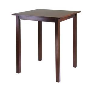 lot 25026 image: Pub Table Winsome Parkland High Square Table - Antique Brown (Walnut)