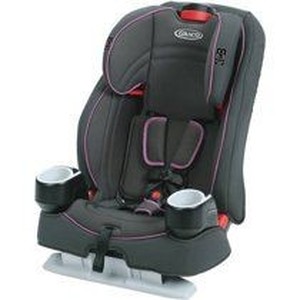 lot 25054 image: Graco Childrens Car Seat, GreyPurple