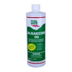 lot 25936 image: Pool Mate 1-2150 Algae-Free 50 Swimming Pool Algaecide, 1-Quart