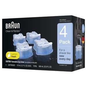 lot 25973 image: Braun - Clean&Renew Cartridge Refills (4-Pack)