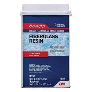lot 25994 image: 3M Bondo Home Solutions All-Purpose Fiberglass Resin, 1-Quart