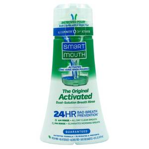 lot 27035 image: SmartMouth Original Clean Mint Activated Mouthwash, 16 fl oz