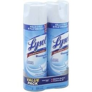 lot 27043 image: (2) Lysol Disinfectant Spray