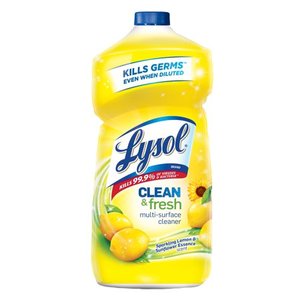 lot 27051 image: (3) Lysol Power and Fresh All Purpose Lemon Sunflower Scent Cleaner - 48 oz.