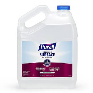 lot 27064 image: Foodservice Surface Sanitizer, Fragrance Free, 128 oz Bottle