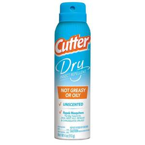 lot 27180 image: (2) Cutter Dry Insect Repellent, Aerosol Spray, 4-Ounce