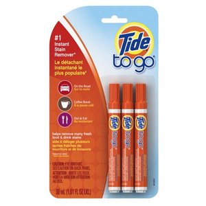 lot 27199 image: (4) Tide To Go Stain Remover Pen - 3 ct, Size 1.01 fl oz